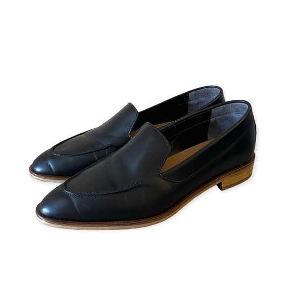 Everlane Italian Leather The Modern Slip On Loafer Black 6.5 - Picture 1 of 10